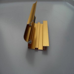 Aluminum section to make windows and doors